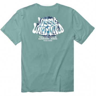 VISSLA T-SHIRT UOMO SHRED HEAD JADE