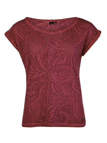 PROTEST T-SHIRT DONNA GENUINE BEET RED