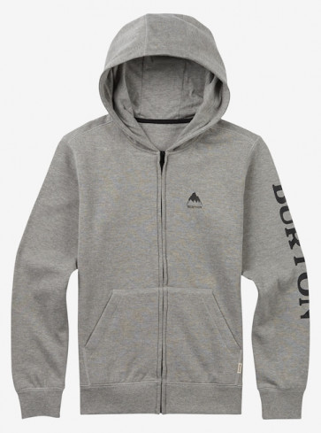 BURTON FELPA RAGAZZO BOYS ELITE FZ GRAY HEATHER