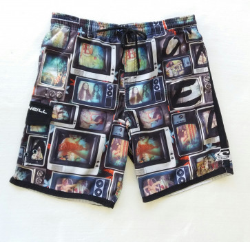 O'NEILL BOARDSHORT UOMO PM THE BOX SHORTS BLACK AOP