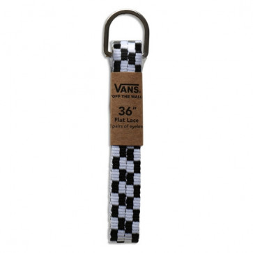 VANS LACCI CHECKER BLACK WHITE 36"