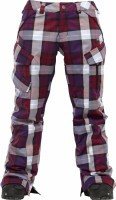 BURTON PANTALONE SNOWBOARD DONNA WB FLY PT GARNET ESTATE PLAID