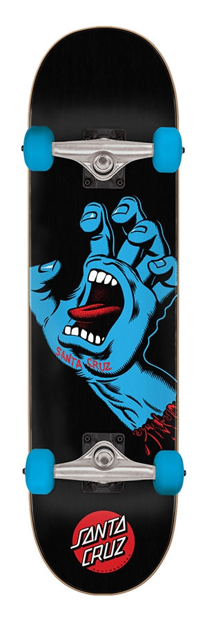 SANTA CRUZ SKATEBOARD COMPLETO SCREAMING HAND FULL 8,00" X 31,25"