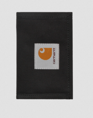 CARHARTT WIP PORTAFOGLI UOMO ALEC WALLET BLACK