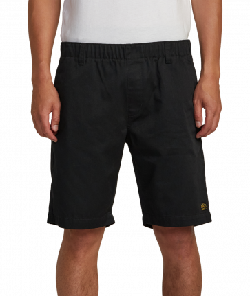 RVCA SHORTS UOMO AMERICANA ELASTIC SHORT BLACK