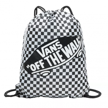 VANS SACCA BENCHED BAG BLACK WHITE CHECKERBOARD