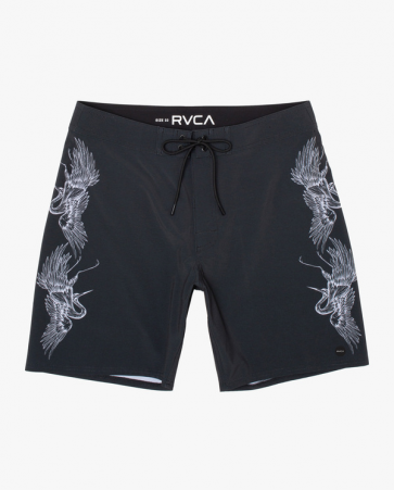 RVCA BOARDSHORT UOMO BENJ CRANE 18" BLACK