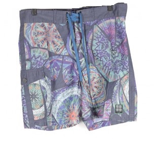 INSIGHT BOARDSHORT UOMO BROKEN MELODY BLACK OUT BLUE