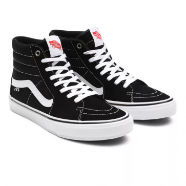 VANS SCARPE UOMO DONNA SKATE SK8-HI BLACK WHITE