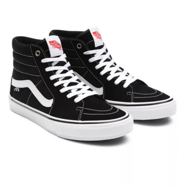 VANS SCARPE UOMO SKATE SK8-HI BLACK WHITE