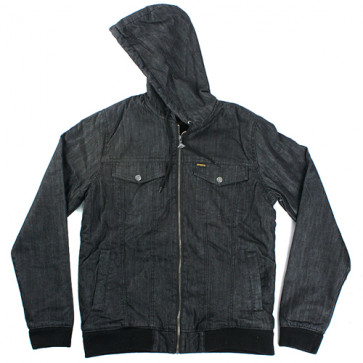 EMERICA GIACCA UOMO CATALANO ZIP HOOD BLACK