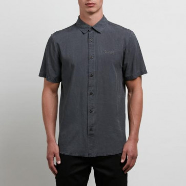 VOLCOM CAMICIA  UOMO S/S CHILL OUT BLK