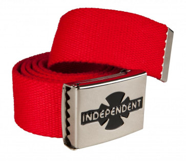 INDEPENDENT CINTURA UOMO CLIPPED BELT RED