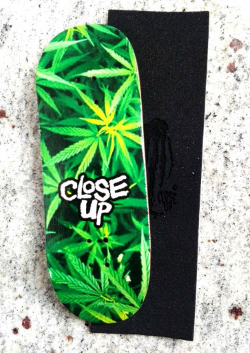 CLOSE UP FINGERBOARD BOARD FULL LEAVES