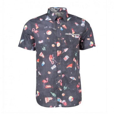 VOLCOM CAMICIA  UOMO S/S CLUB DESTROY STH