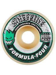 SPITFIRE RUOTE SKATE F4 CONICAL GREEN 53 MM 101A