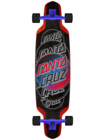 SANTA CRUZ LONGBOARD CONTRA ECLIPSE 9,5" X 37,5" CRUZER DROP DOWN