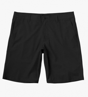 RVCA SHORTS UOMO DAGGERS CHINO HYBRID BLACK