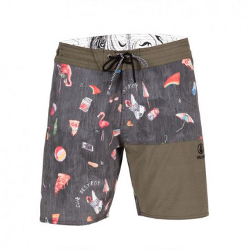 VOLCOM BOARDSHORT UOMO CLUB DESTROY SLNGR16 18" BLK