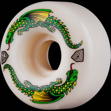 POWELL PERALTA RUOTE DRAGON FORMULA 54X34mm 93A OFF WHITE