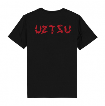 UZTZUT-SHIRT UOMO ELECTRIFIED BLACK RED