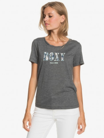 ROXY T-SHIRT DONNA CHASING THE SWELL ANTRACITE