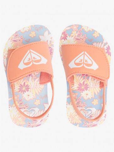ROXY SANDALI BIMBA FINN GREEN PINK