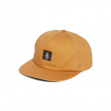 VOLCOM CAPPELLINO SNAPBACK VOLCOM X GIRL SKATEBOARDS HAT SAND BROWN