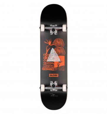 GLOBE SKATEBOARD COMPLETO G1 FAIRWEATHER BLACK RED 8,125"