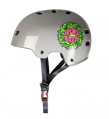 BULLET X SANTA CRUZ CASCO SLIME LOGO GREY