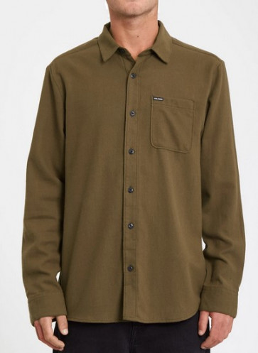 VOLCOM CAMICIA UOMO CADEN SOLID L/S WREN