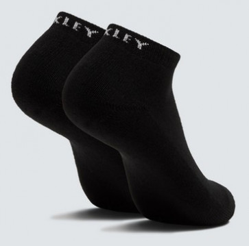 OAKLEY CALZE SHORT SOLID SOCKS BLACKOUT (3PZ.)