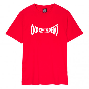 INDEPENDENT T-SHIRT UOMO SPAN LOGO RED