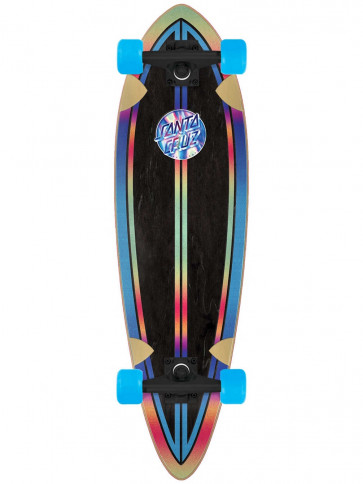 SANTA CRUZ LONGBOARD IRIDESCENT DOT 9,2" X  33" CRUZER PINTAIL