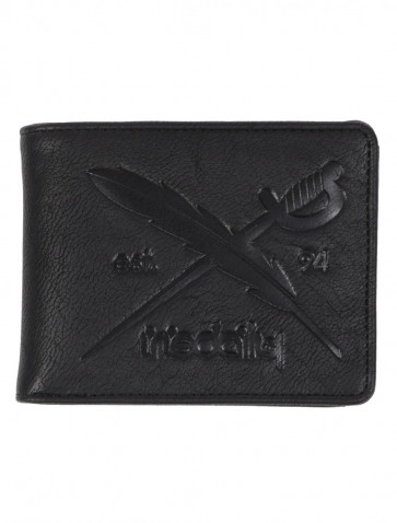 IRIEDAILY PORTAFOGLI UOMO FLAG 2 PUNCH WALLET BLACK