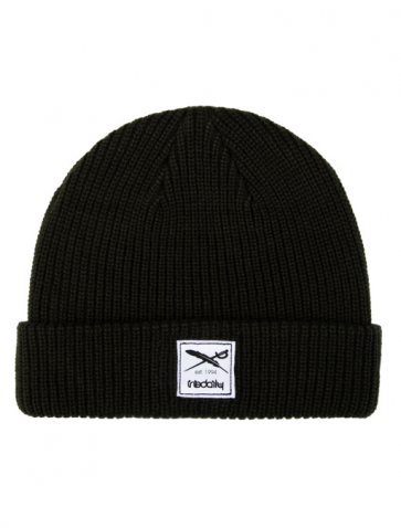 IRIEDAILY BERRETTO KREUZKOELLN BEANIE BLACK