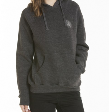 OBEY FELPA DONNA FORCE FOR CHANGE HOODED FLEECE WO'S HEATHER CHARCOAL