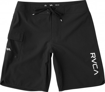 RVCA BOARDSHORT UOMO EASTERN TRUNK 18 ALL BLACK