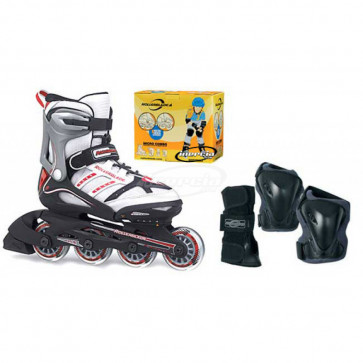 ROLLERBLADE PATTINI IN-LINEA MICRO 4X COMBO RED WHITE