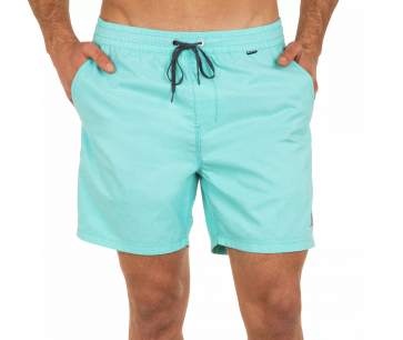 HURLEY BOARDSHORT UOMO ONE & ONLY SOLID VOLLEY 17" AURORA GREEN