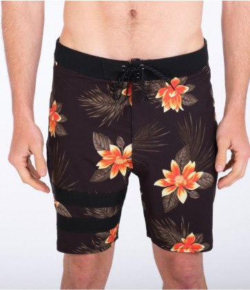 HURLEY BOARDSHORT UOMO PHANTOM BLOCK PARTY 18" BLACK