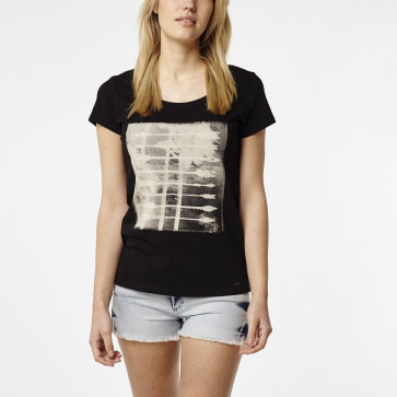 O'NEILL T-SHIRT DONNA LW PLAYHOUSE BLACK OUT