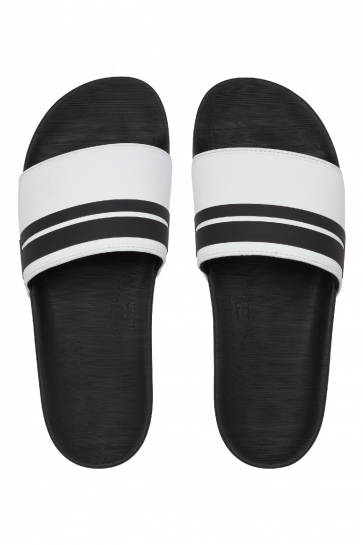 QUIKSILVER CIABATTA UOMO RIVI SLIDE WHITE/BLACK/WHITE