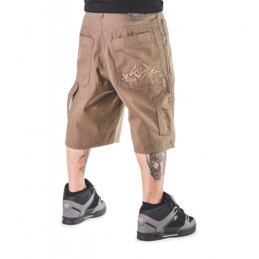 BLUESKIN SHORTS UOMO BAGGY JEANS MUD