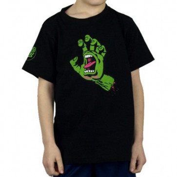 SANTA CRUZ T-SHIRT BIMBO SCREAMING HAND BLACK