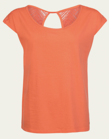 PROTEST T-SHIRT DONNA SOLESIA LIVE CORAL