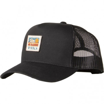 VISSLA CAPPELLINO TRUCKER SOLID SETS ECO BLACK