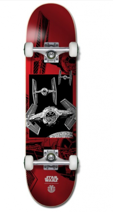 ELEMENT SKATEBOARD COMPLETO STAR WARS TIE FIGHTER 7.75" 