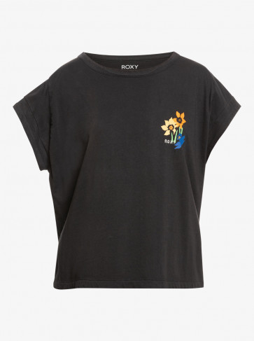 ROXY T-SHIRT DONNA UNITE THE WAVE ANTHRACITE