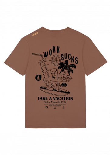 PICTURE T-SHIRT UOMO VACATION RUSTIC BROWN